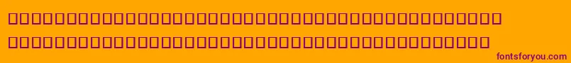 CentaurSwashMt Font – Purple Fonts on Orange Background