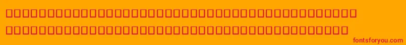 CentaurSwashMt Font – Red Fonts on Orange Background