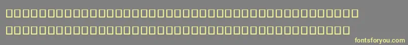 Шрифт CentaurSwashMt – жёлтые шрифты на сером фоне