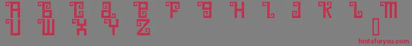 QuetzalDemo Font – Red Fonts on Gray Background