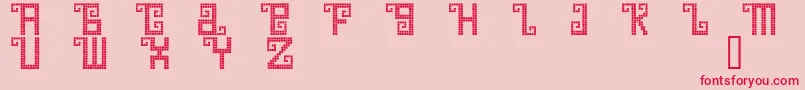 QuetzalDemo Font – Red Fonts on Pink Background