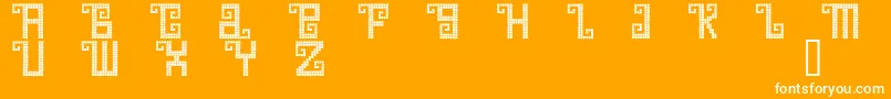 QuetzalDemo Font – White Fonts on Orange Background