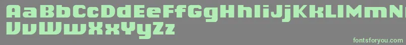 ChiqReducedBlack Font – Green Fonts on Gray Background