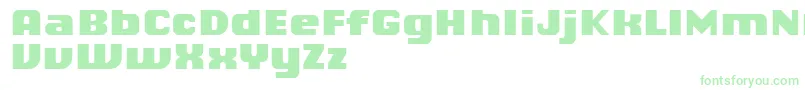 ChiqReducedBlack Font – Green Fonts on White Background