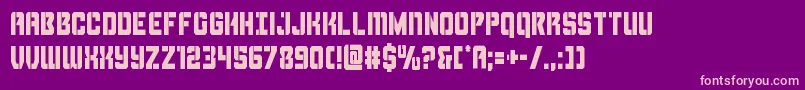 En savoir plus sur la police Thundertroopercond Police Thundertroopercond – polices roses sur fond violet