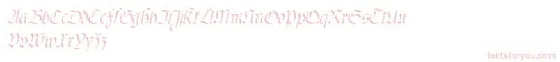 Fonte Fractaitalic – fontes cor-de-rosa