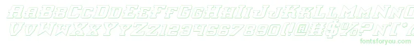 Interceptorsi Font – Green Fonts on White Background