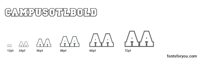 CampusotlBold Font Sizes
