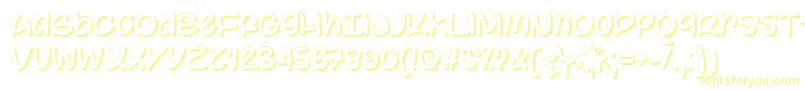 Шрифт ColorYourWorldTtf – жёлтые шрифты