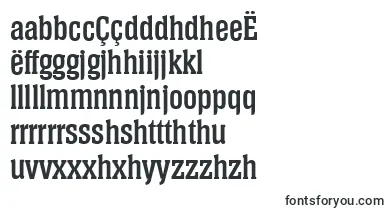 HeliumserialBold font – albanian Fonts