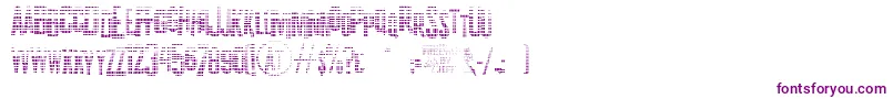 Шрифт K.P.DutyTexturedJl – фиолетовые шрифты