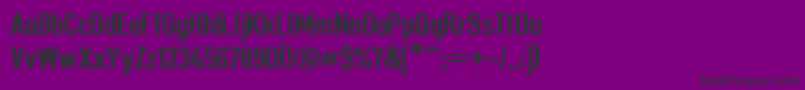 Giveahootblkext Font – Black Fonts on Purple Background