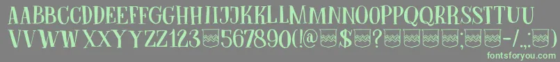 More about DkBodiam Font DkBodiam Font – Green Fonts on Gray Background