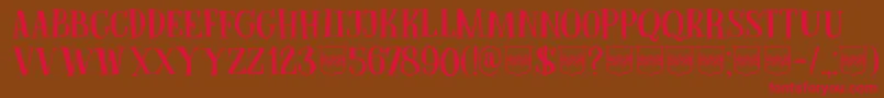 DkBodiam Font – Red Fonts on Brown Background