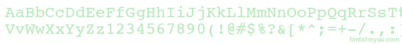 CourierSwa Font – Green Fonts