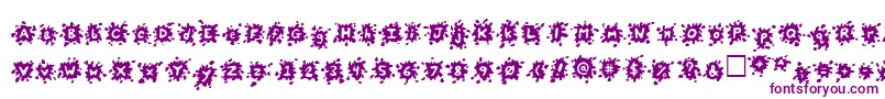 Splats Font – Purple Fonts