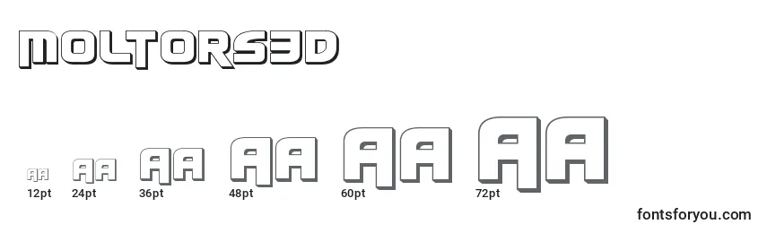 Moltors3D Font Sizes
