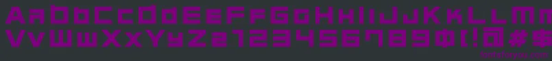C08n Font – Purple Fonts on Black Background