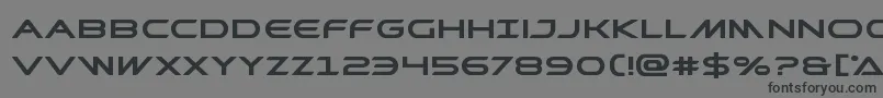 Prometheanboldexpand Font – Black Fonts on Gray Background