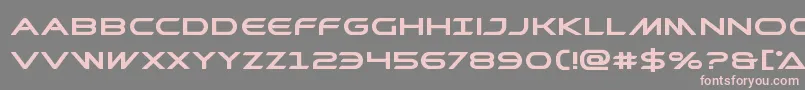 Prometheanboldexpand Font – Pink Fonts on Gray Background