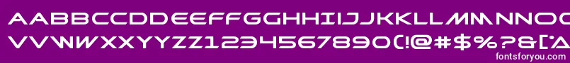 Prometheanboldexpand Font – White Fonts on Purple Background