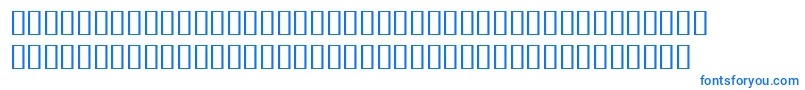 Шрифт BulmerMtDisplayAltBolditalic – синие шрифты
