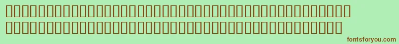 fuente BulmerMtDisplayAltBolditalic – Fuentes Marrones Sobre Fondo Verde