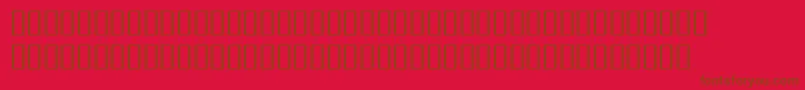 BulmerMtDisplayAltBolditalic Font – Brown Fonts on Red Background