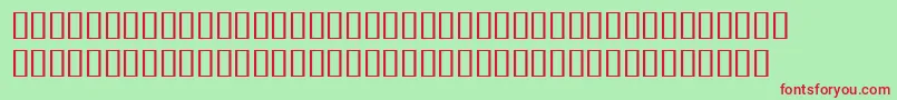 BulmerMtDisplayAltBolditalic Font – Red Fonts on Green Background