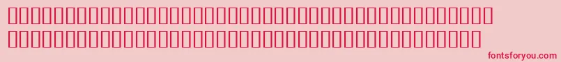 BulmerMtDisplayAltBolditalic Font – Red Fonts on Pink Background