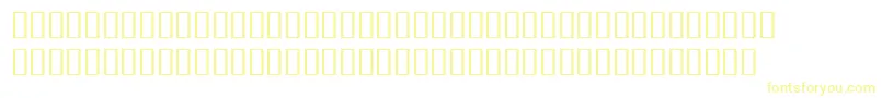 BulmerMtDisplayAltBolditalic-Schriftart – Gelbe Schriften auf weißem Hintergrund
