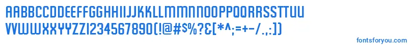 Шрифт Featured ffy – синие шрифты