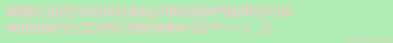 Featured ffy Font – Pink Fonts on Green Background