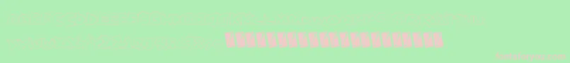 Fancom Font – Pink Fonts on Green Background