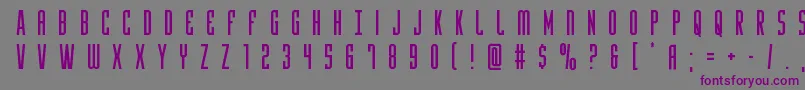 Yfilestitle Font – Purple Fonts on Gray Background