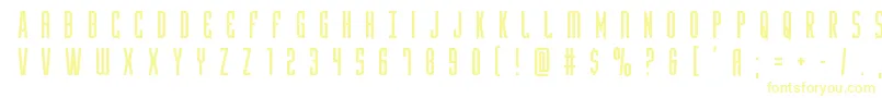 Yfilestitle Font – Yellow Fonts on White Background