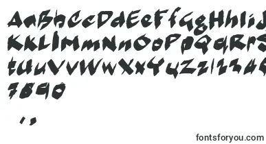  Mmoetrial font