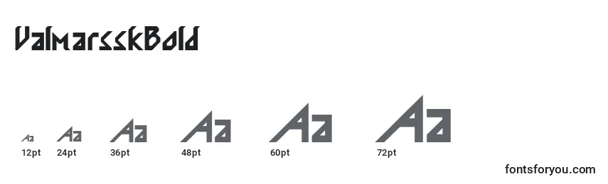 ValmarsskBold Font Sizes