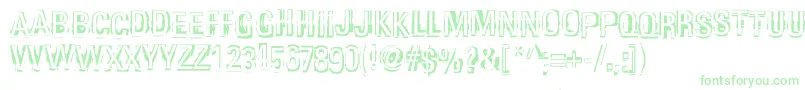 Weitere Informationen zur Garbedgec-Schriftart Garbedgec-Schriftart – Grüne Schriften