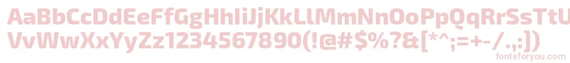 Exo2.0Extrabold Font – Pink Fonts