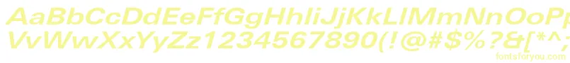 UniversNextProBoldExtendedItalic Font – Yellow Fonts