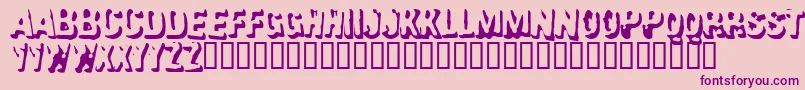 Failure ffy Font – Purple Fonts on Pink Background