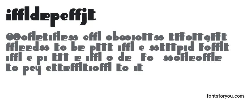 Review of the Indepalt Font