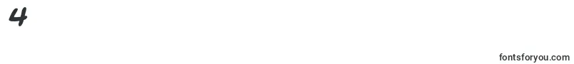 BackissuesbbBoldital-Schriftart – Schriften für die Ziffer 4