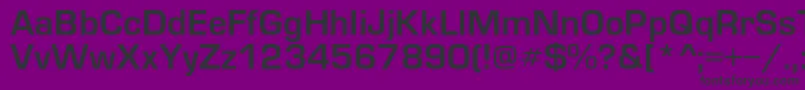 Europedemic Font – Black Fonts on Purple Background