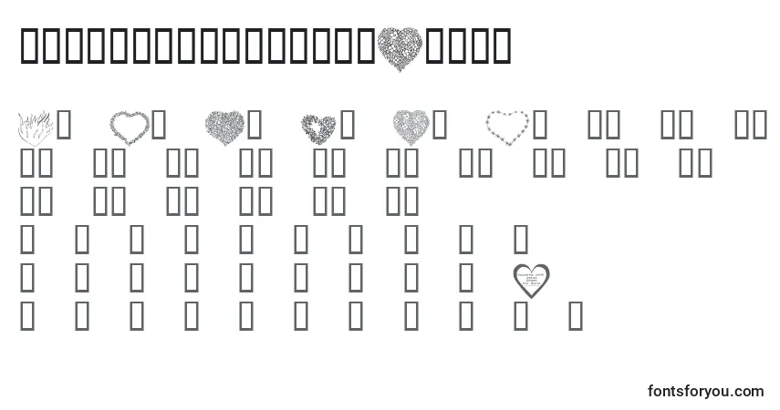 KrValentines2006Eight Font – alphabet, numbers, special characters