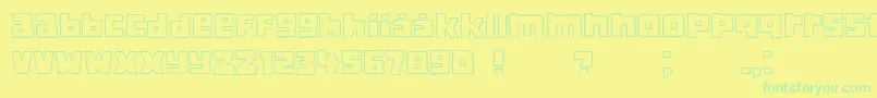 More about Classica Font Classica Font – Green Fonts on Yellow Background