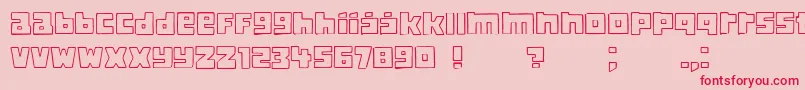 Classica Font – Red Fonts on Pink Background