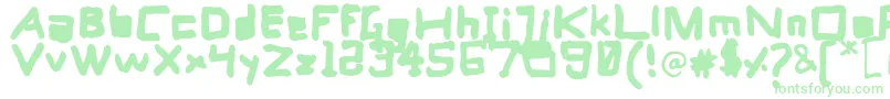 フォントComputersHeart – 緑のフォント