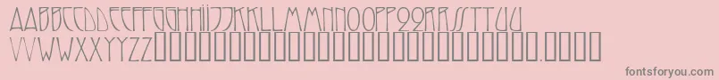 Trilliumcapsssk Font – Gray Fonts on Pink Background